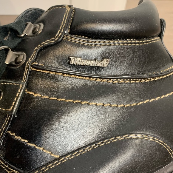 Spring. Men’s lace up boots. Size 42. Thinsulate. EUC ❄️ - Picture 2 of 5